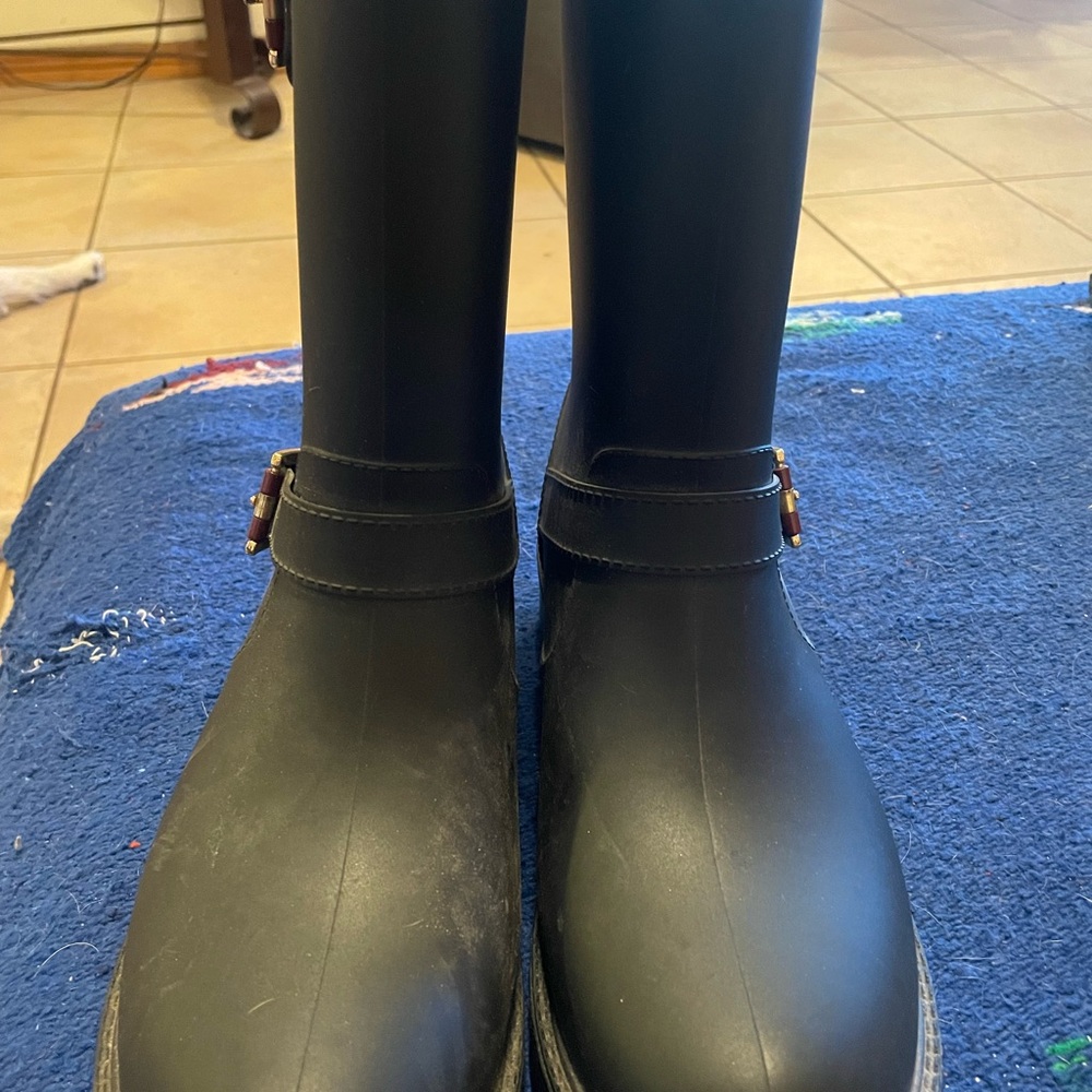 Stylish Black Rain Boots